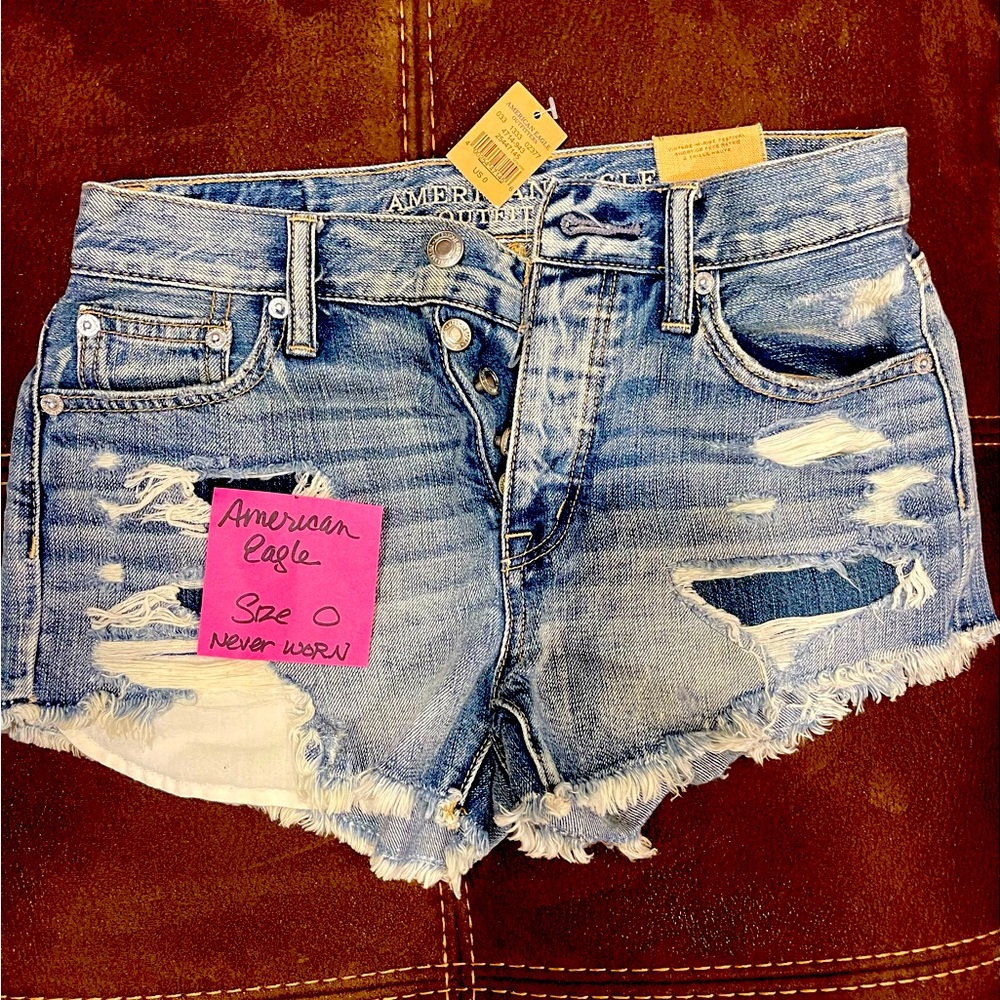 women's jeans shorts American eagle size 0 new